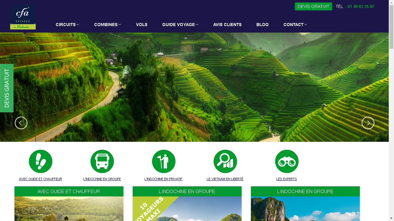 Capture d'écran de http://www.voyages-au-vietnam.com